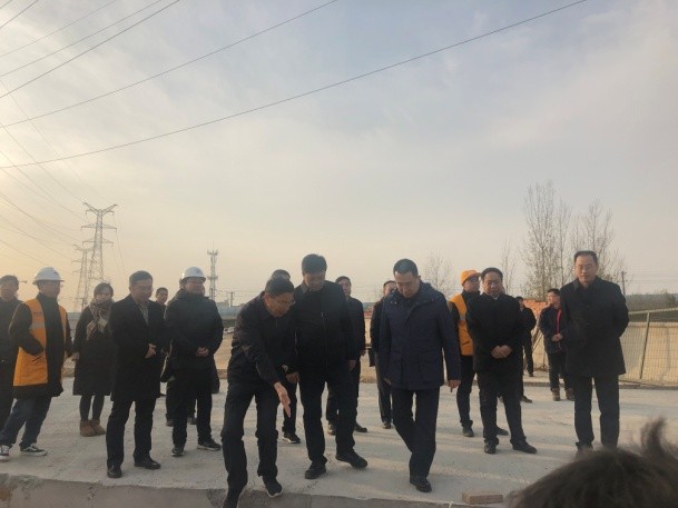 鹤壁市市长郭浩、副市长刘文彪调研西安院总承包项目(图1)