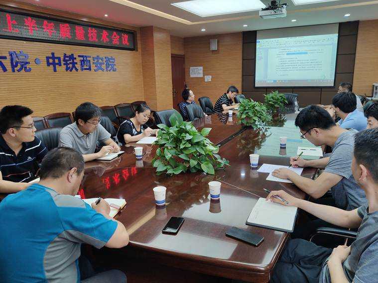 西安院铁路交通设计处召开2020年上半年技术、质量会议(图1)