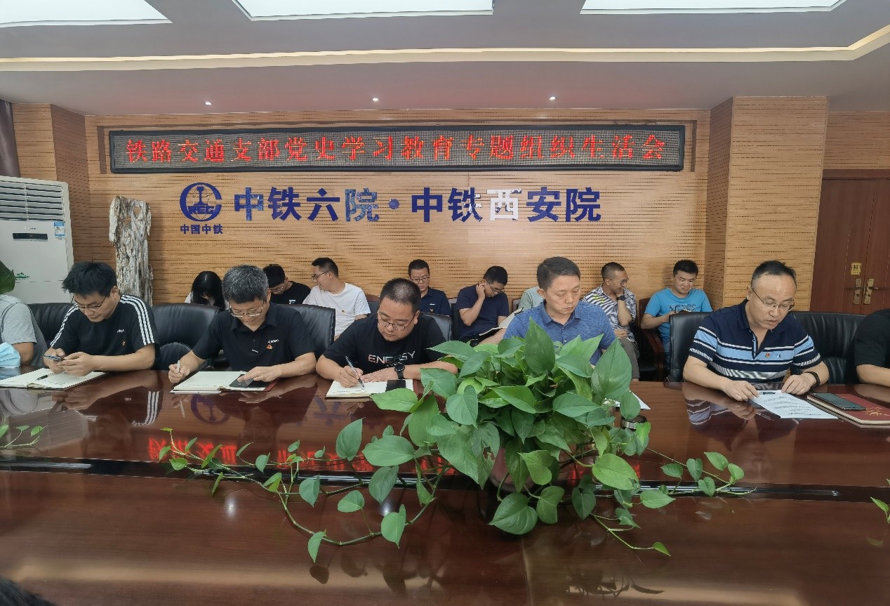 学党史·悟思想·鼓干劲·勇担当——铁路交通支部召开党史学习教育专题组织生活会(图2)