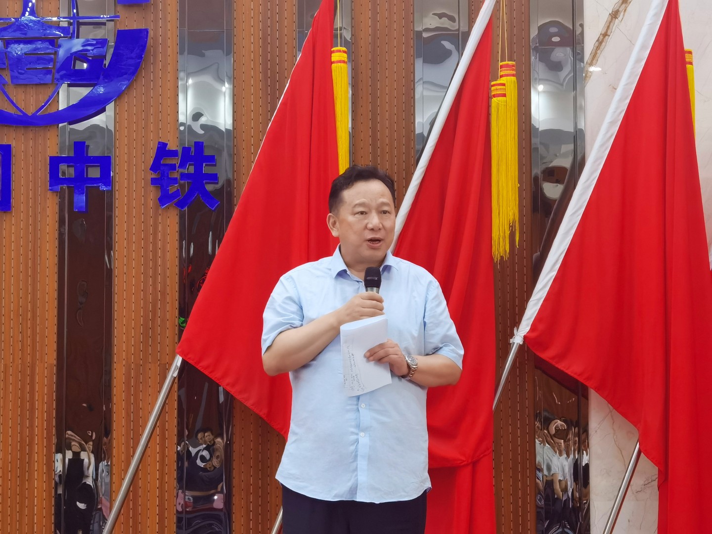 中铁六院集团西安院举办“一脉相承 献礼百年”主题演讲比赛(图5)